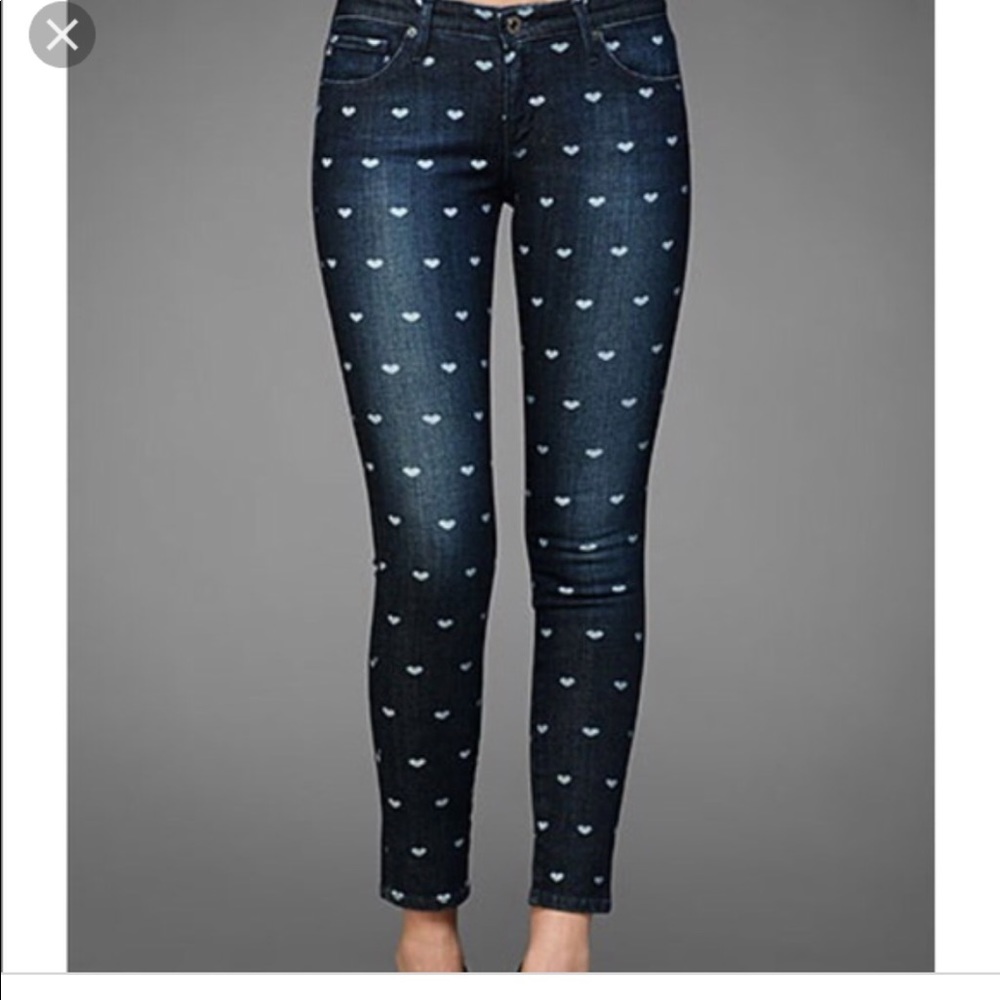 AG Stevie Ankle Hearts Size 26R - Picture 2 of 2